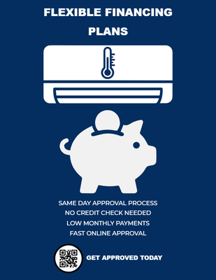 Custom Palm Cards Multiple Sizes HVAC Financing Plan