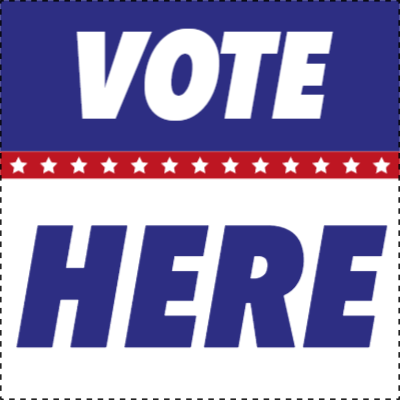 Custom Outdoor Yard Signs Multiple Sizes Vote Here