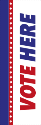 Custom Outdoor Yard Signs Multiple Sizes Vote Here