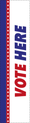 Custom Outdoor Yard Signs Multiple Sizes Vote Here