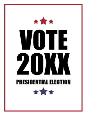 Custom Outdoor Yard Signs Multiple Sizes Presidential Election