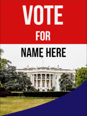 Custom Outdoor Yard Signs Multiple Sizes Vote