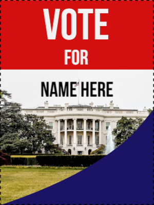 Custom Outdoor Yard Signs Multiple Sizes Vote