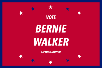 Custom Outdoor Yard Signs Multiple Sizes Commissioner