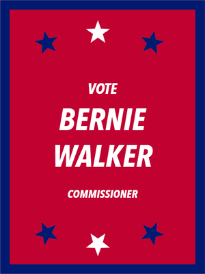 Custom Outdoor Yard Signs Multiple Sizes Commissioner