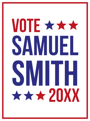 Custom Outdoor Yard Signs Multiple Sizes Samuel Smith