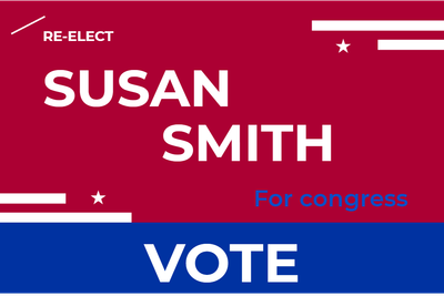Custom Outdoor Yard Signs Multiple Sizes Congress