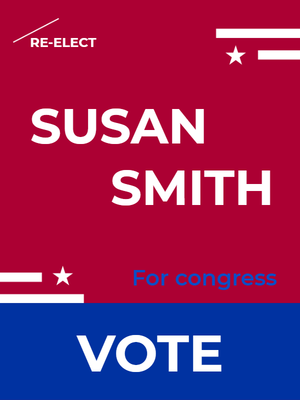 Custom Outdoor Yard Signs Multiple Sizes Congress