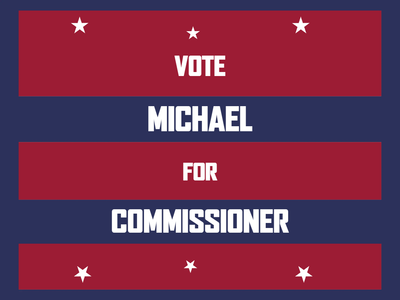 Custom Outdoor Yard Signs Multiple Sizes Commissioner