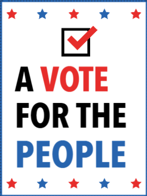 Custom Outdoor Yard Signs Multiple Sizes Vote For People