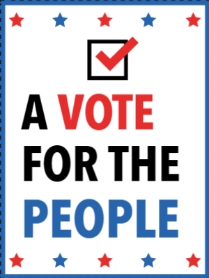 Custom Outdoor Yard Signs Multiple Sizes Vote For People