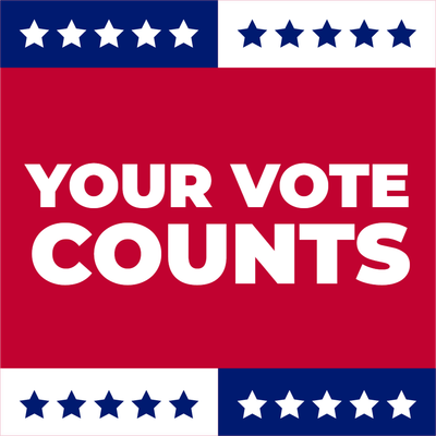 Custom Outdoor Yard Signs Multiple Sizes Your Vote Counts
