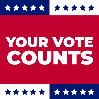 Custom Outdoor Yard Signs Multiple Sizes Your Vote Counts