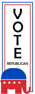 Custom Outdoor Yard Signs Multiple Sizes Vote Republican