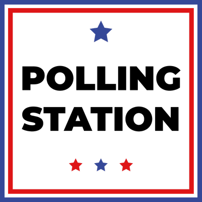 Custom Outdoor Yard Signs Multiple Sizes Polling Station