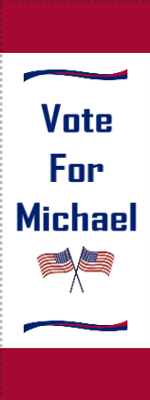 Custom Outdoor Yard Signs Multiple Sizes Vote for Michael