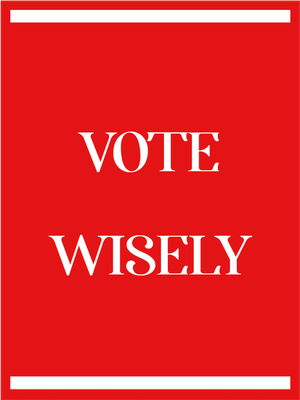 Custom Outdoor Yard Signs Multiple Sizes Vote Wisely