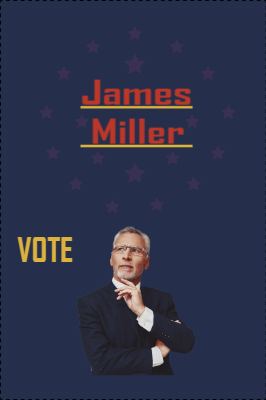 Custom Outdoor Yard Signs Multiple Sizes Vote James Miller