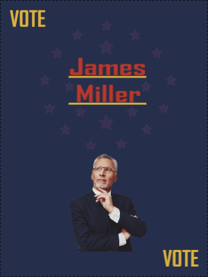 Custom Outdoor Yard Signs Multiple Sizes Vote James Miller