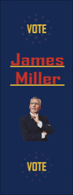 Custom Outdoor Yard Signs Multiple Sizes Vote James Miller
