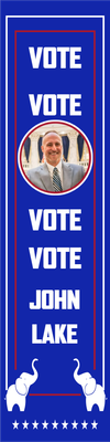 Custom Outdoor Yard Signs Multiple Sizes Vote John Lake