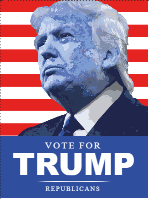 Custom Outdoor Yard Signs Multiple Sizes Vote for Trump