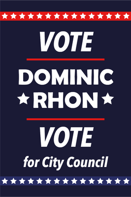 Custom Outdoor Yard Signs Multiple Sizes For City Council