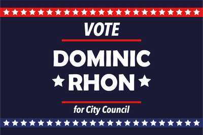 Custom Outdoor Yard Signs Multiple Sizes For City Council