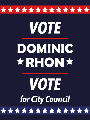 Custom Outdoor Yard Signs Multiple Sizes For City Council