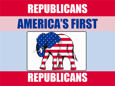 Custom Outdoor Yard Signs Multiple Sizes Republicans