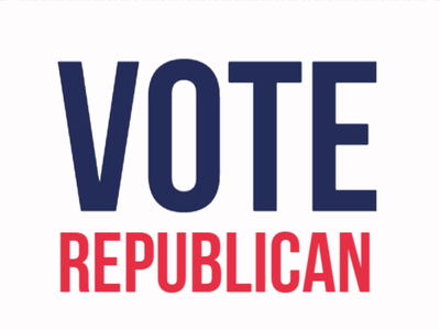 Custom Outdoor Yard Signs Multiple Sizes Vote Republican