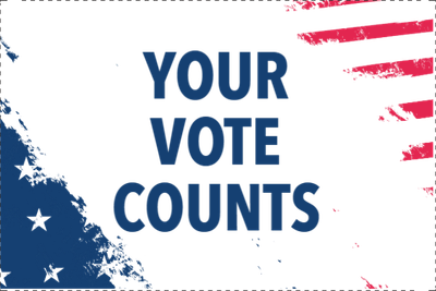 Custom Outdoor Yard Signs Multiple Sizes Your Vote Counts