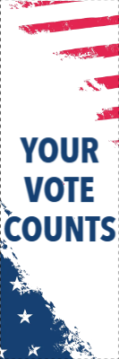 Custom Outdoor Yard Signs Multiple Sizes Your Vote Counts