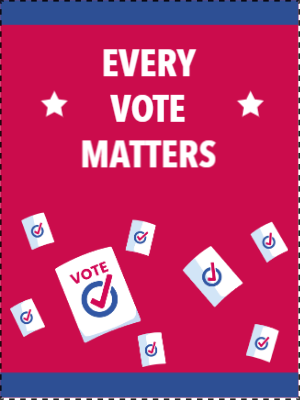 Custom Outdoor Yard Signs Multiple Sizes Every Vote Matter