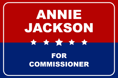 Custom Outdoor Yard Signs Multiple Sizes Vote For Commissioner