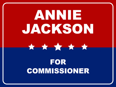 Custom Outdoor Yard Signs Multiple Sizes Vote For Commissioner