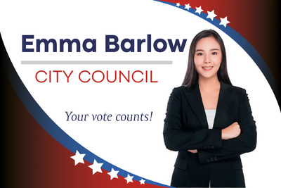 Custom Outdoor Yard Signs Multiple Sizes City Council