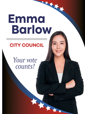 Custom Outdoor Yard Signs Multiple Sizes City Council