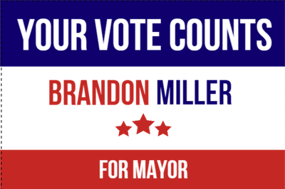 Custom Outdoor Yard Signs Multiple Sizes Mayor