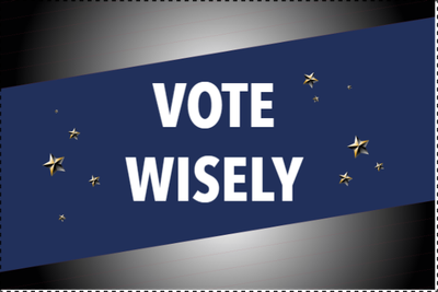 Custom Outdoor Yard Signs Multiple Sizes Vote Wisely