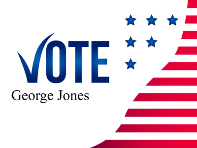 Custom Outdoor Yard Signs Multiple Sizes Vote George Jones