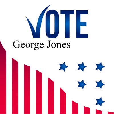 Custom Outdoor Yard Signs Multiple Sizes Vote George Jones