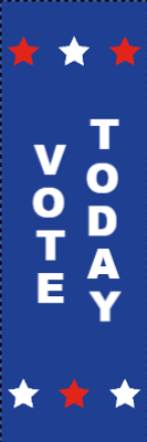 Custom Outdoor Yard Signs Multiple Sizes Vote Today