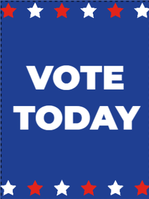 Custom Outdoor Yard Signs Multiple Sizes Vote Today