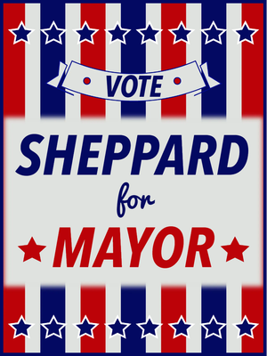 Custom Outdoor Yard Signs Multiple Sizes Vote For Mayor
