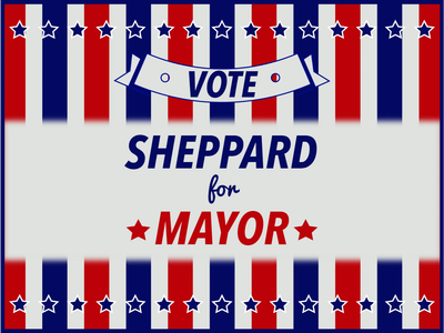 Custom Outdoor Yard Signs Multiple Sizes Vote For Mayor
