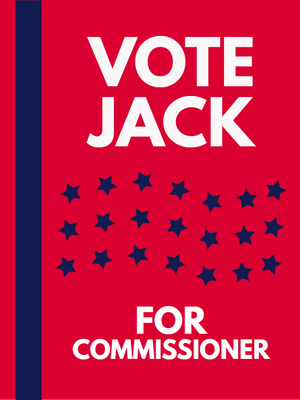 Custom Outdoor Yard Signs Multiple Sizes Commissioner