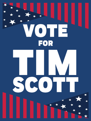 Custom Outdoor Yard Signs Multiple Sizes Vote Tim Scott