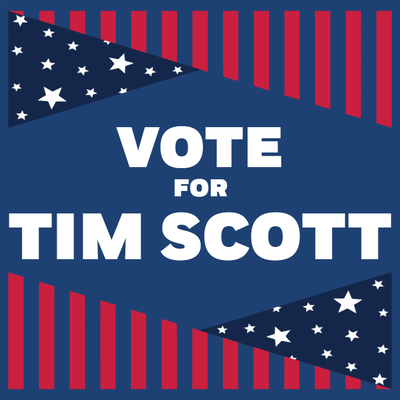 Custom Outdoor Yard Signs Multiple Sizes Vote Tim Scott