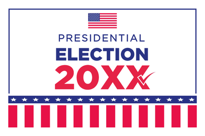 Custom Outdoor Yard Signs Multiple Sizes Presidential Election